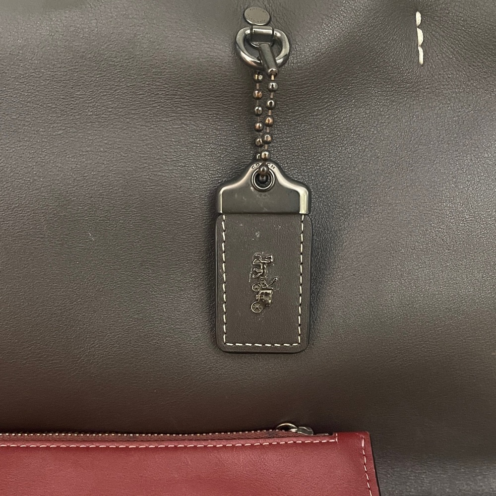 Coach 1941 Rogue Link Tote Melon Brown w/ Pouch - Picture 11 of 14